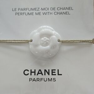 CHANEL White and Gold Bracelet
